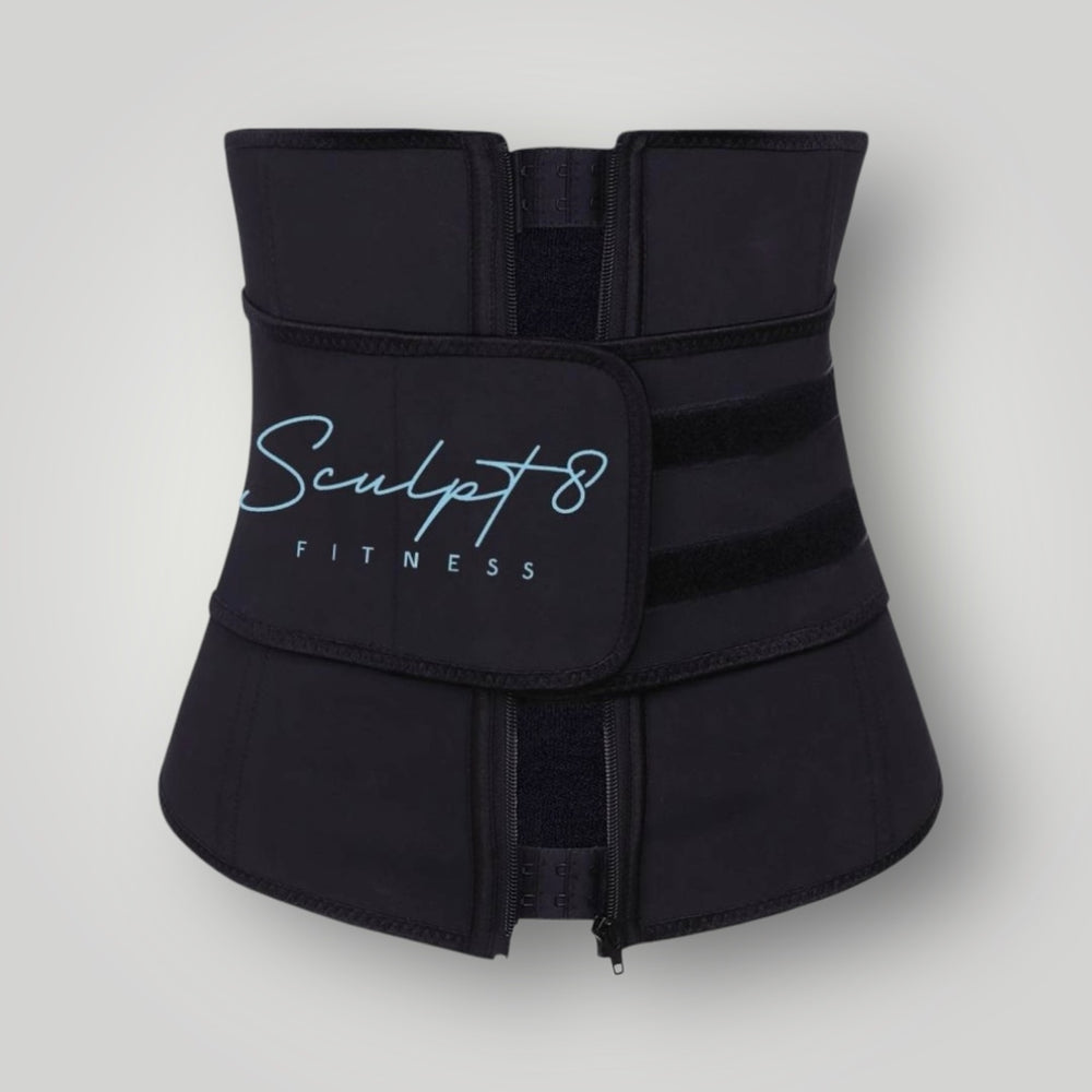 Sculpt 8 Skylar Single Latex Hook & Zip Blue Waistband